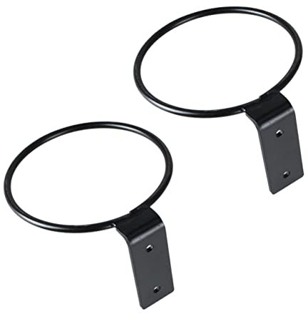 Kisangel 2piezas Montaje Pared de Metal para Macetas Soporte de Pared para Exhibición de Baloncesto Estantes de Jardinería Sencillos para Colgar Maceteros