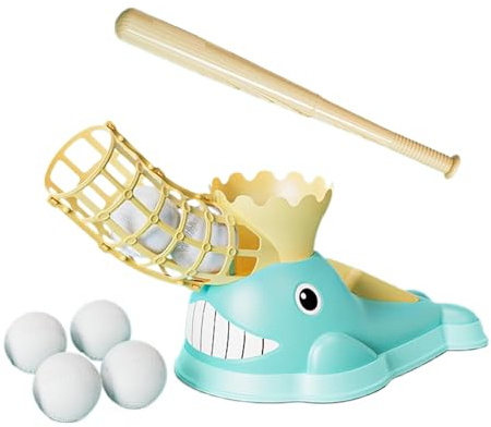 Baseball Pitching Toy - Practice Toys Pitching Machine Trainer | Portable Practice Batting Pitcher for Adults Teen Family Outdoor Sports Accessories