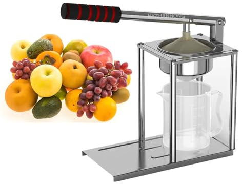 HYZHANHONG Presse-Agrumes Manuel à Effet de Levier, Presse-Agrumes de Cuisine en Acier Inoxydable, Presse-Agrumes Professionnel Commercial, Facile à Nettoyer adapté à l'orange et au Citron
