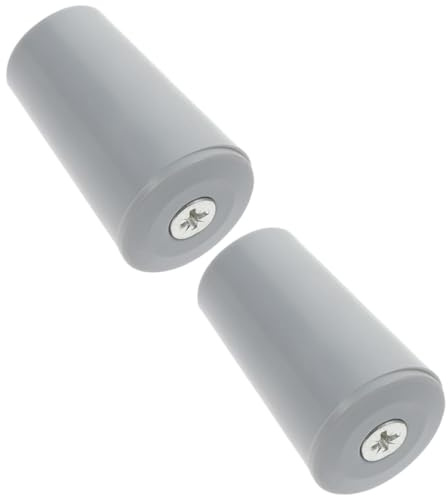 WOFASHPURET Roller Shutter Stopper Buffer Replacement 2pcs Gray Plastic Curtain Blind Accessories Safety Window Shade Limiter for Roller Shades