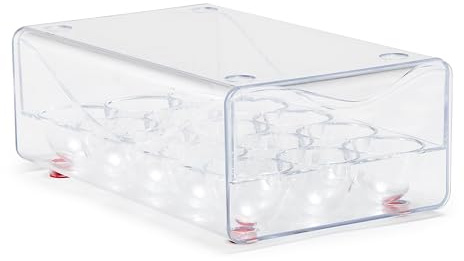 Tatay Organizador Nevera Fresh 27x16x9 cm Plástico Libre de BPA 15 Huevos