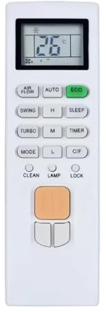 1 pezzo applicabile ai telecomandi universali for condizionatori ZH/JA03 e ZH/JA01
