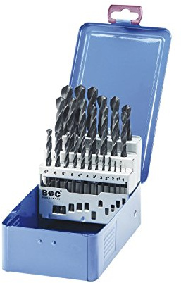 BOHRCRAFT Spiralbohrer-Kassette DIN338RN HSS ø 1-13 mm 25-teilig