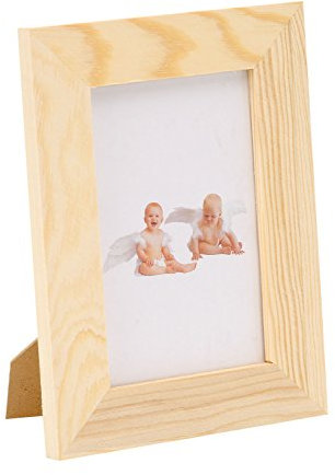 GLOREX Inspirations 6 1683 401 - Cornice in Legno di Pino, con lastra Vetro, Dimensioni Circa 14,5 x 19,5 3 cm, Mix FSC, la può Essere Decorata e progettata Individualmente