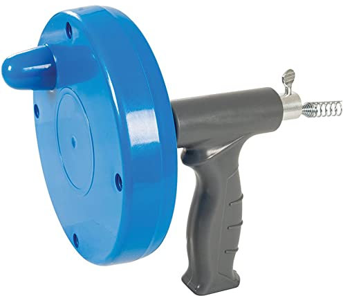 Dapetz ® Plumbers Snake 6m x 6mm - Pipe Cleaning Spiral Tool extendable - Plumbing Snake Ideal for Removing Hair from drains - Drain Auger