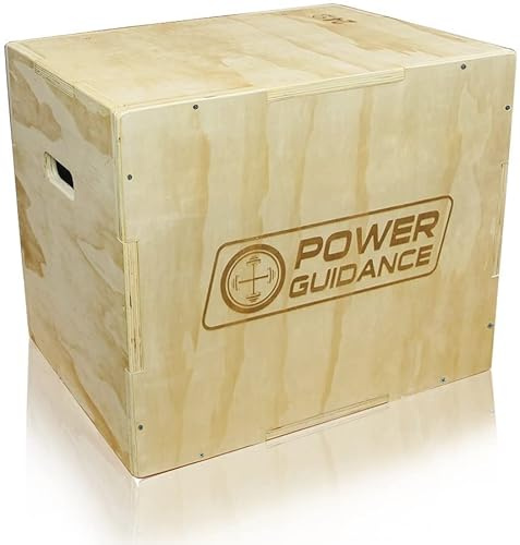 POWER GUIDANCE 3 in 1 Holz Plyometrische Box - Ideal für Cross Training