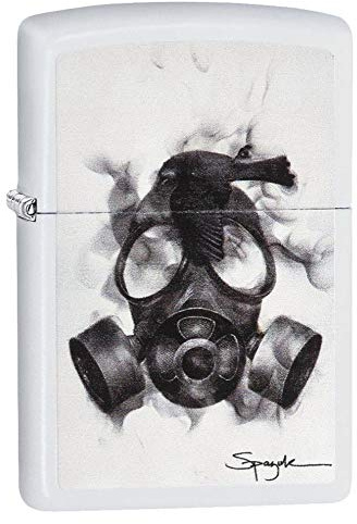 Zippo Encendedor, Compuesto, Blanco Mate, Talla única