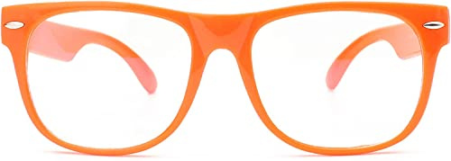 Fashion Orange Anti Blue UV Light Blocking Computer Kids Reading Gaming Glasses
