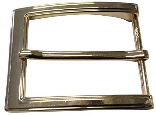 BELTINGER Gürtelschnalle 3,5 cm | Gürtelschnalle 3,5 cm | Buckle Gürtelschließe 35mm Massiv | Dorn-Schließe | Für Wechselgürtel 3.5cm | Gold