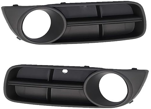 LUISAS Nebelscheinwerfer Gitter für Skoda Fabia MK2 2007 2008 2009 2010 2010,Vorne Links Rechts Unteren Stoßstange Nebelscheinwerfer Grill Abdeckung Trim