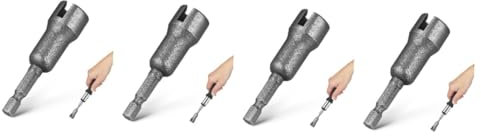 UKCOCO 4stücke Wing Nut Adapter Steckschlüssel Für Elektroschrauber Sechskantschaft Vielseitiger Flügelmutter Schraubenschlüssel Für Heimwerker Und Auto-reparaturen