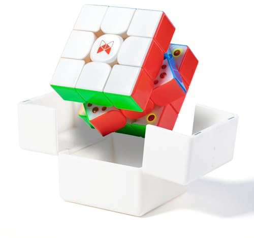 Zauberwürfel,QY X-Man Tornado V4M Pioneer UV Version 3x3 Speed ​​Cube Geschwindigkeitswürfel Geeignet für Zauberwürfel-Enthusiasten (Pioneer UV Version)