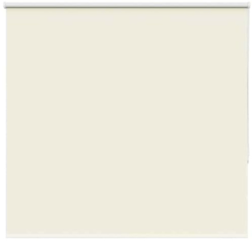 vidaXL Estor Enrollable Opaco Blanco Roto 145x175cm Tela Ancho 141,6cm, Estor día y Noche, Estor de Cocina, Estor Opaco Enrollable, Estor Opaco