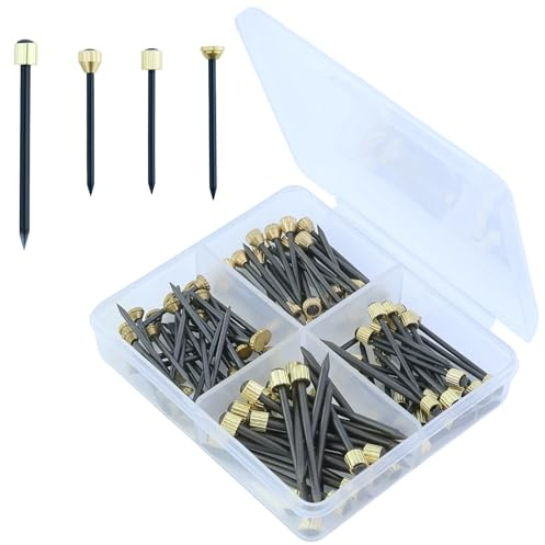 Set di 105 pezzi per appendere quadri, ganci per quadri, set con quadri pesanti da parete, materiale da parete a specchio, set di chiodi in acciaio, chiodi da parete per immagini e immagini semplici
