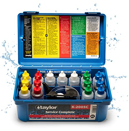 Taylor Complete Pool & Spa Test Kit - High Range K-2005C 2 oz Reagents