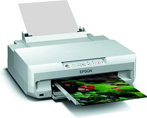 Epson Imprimante Expression Photo XP-55, Monofonction, Impression recto verso, double bac frontal, A4, Jet d'encre 6 couleurs, Wifi Direct, Cartouches séparées,, Noir