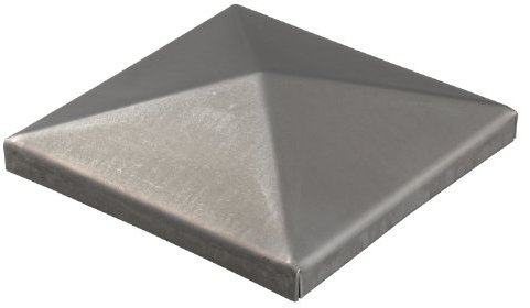 Gah-Alberts 418052 Weld-On Post Cap for Square Metal Posts Untreated Steel 150 x 150 mm/Pack of 2)