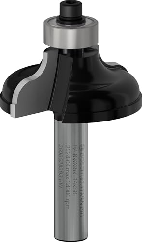 Bosch 1x PRO Profilfräser Römisch, R 4,8, S 8 | für Weichholz, Hartholz, Ø 35 mm, Professional Zubehör Oberfräsen, Kantenfräse