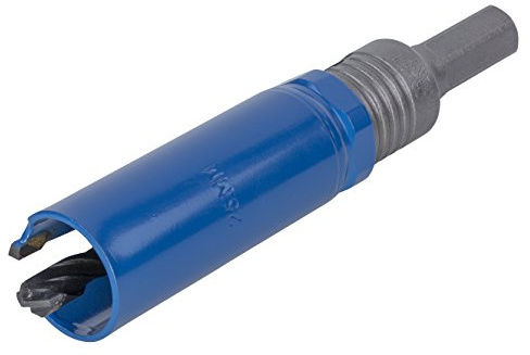 wolfcraft 3874000 - Trépan Traversant Multimatériaux CT - Diamètre 25 mm - Queue 6 Pans - avec Foret Centreur CT - Diamètre 8 mm