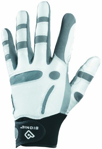 BIONIC ReliefGrip Golfhandschuh für Rechtshänder, für Linkshänder, Grau, Größe S