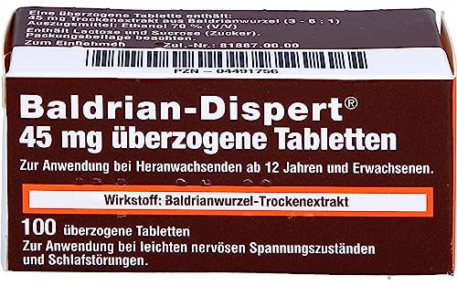 Baldrian Dispert 45 mg überzogene Tabletten