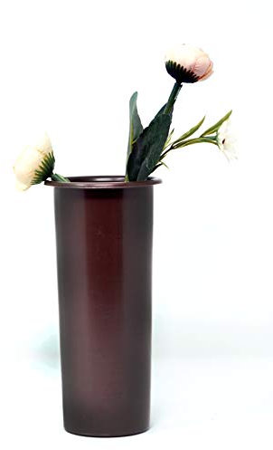 Portafiori Interno in plastica per Vaso da cimitero H.17,5 cm D.8 cm Art. P17