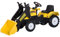 HOMCOM Trettraktor Tretauto Traktor ab 3 Jahre Spielzeug Kinder Schwarz+Gelb 114 x 41 x 52 cm
