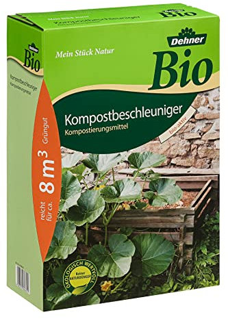 Dehner Bio Kompostbeschleuniger, hochwertiger Naturdünger, Schnellkomposter, ökologische Komposthilfe, biologisch, organisch mineralisch, für ca. 8 qm Grüngut, 5 kg