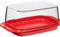 Mepal – Burriera – Nordic red – per 250 g di burro – coperchio trasparente – si adatta perfettamente al frigorifero – lavabile in lavastoviglie.
