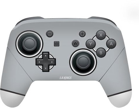 Head Case Designs Offizielle NHL Einfach Los Angeles Kings Vinyl Haut Gaming Aufkleber Abziehbild Abdeckung kompatibel mit Nintendo Switch Pro Controller