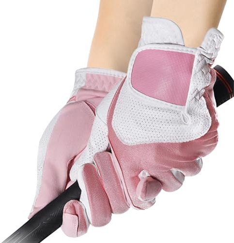 Guantes de golf para mujer, guantes de golf para mujer, guantes de golf transpirables y resistentes, guantes de golf para niñas, guantes de golf elegantes para todo tipo de clima para mujeres y niñas