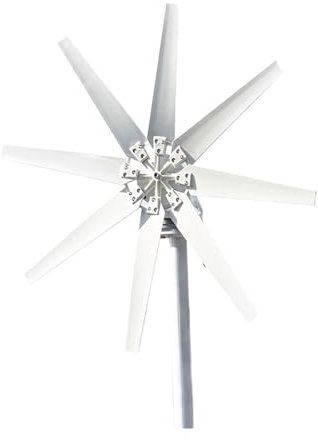 Kit de generador de turbina eólica Turbina aerogeneradora de 1000W, 12V, 24V, 48V, molinos de viento de energía alternativa gratuitos, 8 aspas, uso doméstico, turbinas eólicas de arranque de baja velo