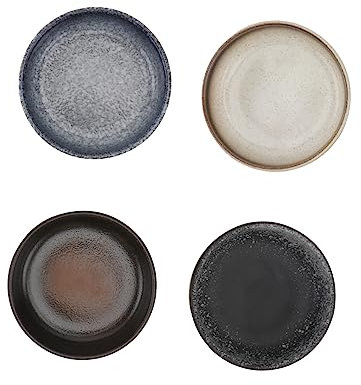 KWMAEEUID 4pcs Sauce Dish Appetizer Plates Soup Tureen Seasoning Dishes Dipping Plates Fruit Tray Vintage Plates Soy Dipping Bowls Dessert Bowl Seasoning Sauce Plate Practical Pla