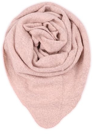 malito - Damen Modeschal - weicher Dreiecksschal Unifarben & Leo Print - langer flauschiger XXL Winterschal S601