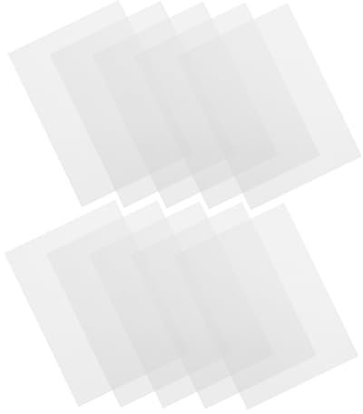 DOITOOL 10stücke Kunststoff Schrumpffolie Für DIY Bastelprojekte Flexible Folie Zum Schrumpfen Für Ohrringe Und Schlüsselanhänger Matte Oberfläche