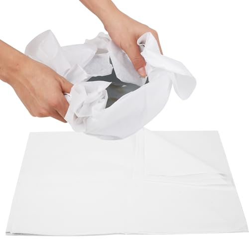 Förpackningspapper, 100 ark flyttpapper, förpackningsskyddsark, förpackningsmaterial, förpackningsmaterial, silkespapper för dekoration och frakt