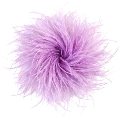 Baesics fjäder brosch damer 2-i-1 handgjorda fjädersmycken fluffig plugg vintage stil hatttillbehör bröllop fest karneval hårklämma fascinator för blazer klänning jacka – boho blommor design, SF, 100