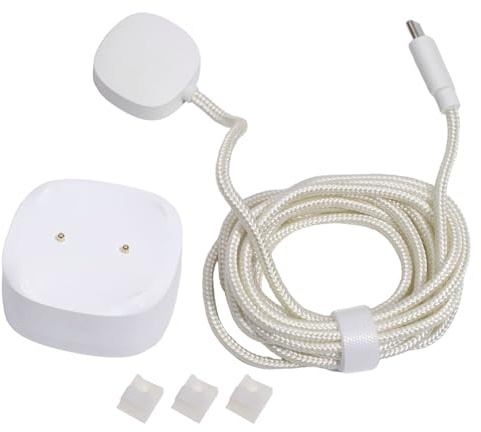 SNZB-05P für Zigbee Kabelloser Wasserlecksensor Wasserleckalarm + Erkennungskabel, Mini-Flutmelder für Küche, Badezimmer, Keller