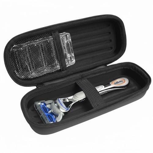 PU Etui Tasche für Gillette Fusion5 Rasierer Tragbar Hart Reise Case für Gillette ProGlide Nassrasierer