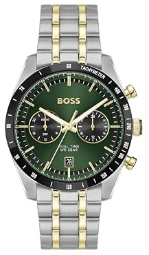 BOSS Multi Zifferblatt Quarz Uhr für Herren Kollektion TOURMASTER - Erhältlich aus Edelstahl oder Lederarmband