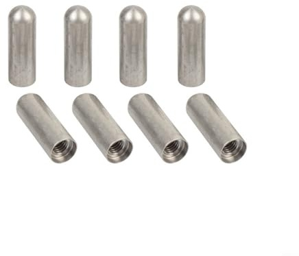 TONIXY Pernos de bisagra de puerta de acero inoxidable 304, paquete de 8 unidades de 30 mm de tamaño para Jeep para Wrangler 2007-2021, accesorios de repuesto resistentes a la corrosión para