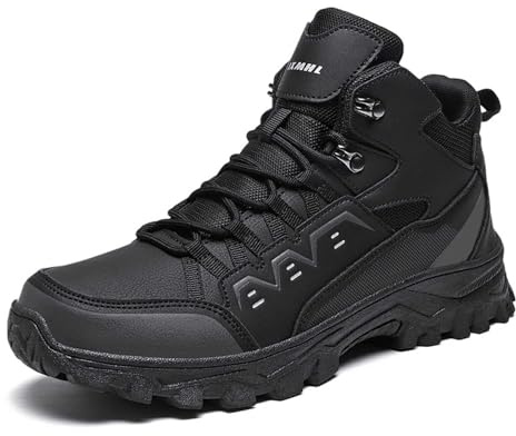 2026 Botas de Senderismo de Moda, de Cuero de caña Alta, para Exteriores, para Parejas y para Correr y Aventura.