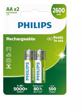 Philips Multi Life NiMH Akku AA Mignon 2600 mAh 2er Pack