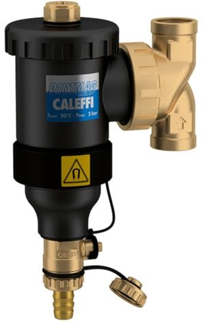 Caleffi Dirtmag Schlammabscheider mit Magnet aus Technopolymer mit Klemmverschraubungen 28 mm 545303