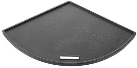 Plaque de Gril Double Face en Fonte 44 cm avec Cadre et 3 Inserts interchangeables