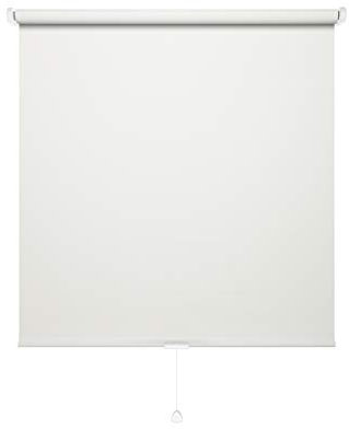 JalousieCrew Mittelzugrollo Schnapprollo Springrollo Weiss - Breite 62 bis 222cm - Länge 130 und 230cm - Blickschutz (152 x 130 cm)