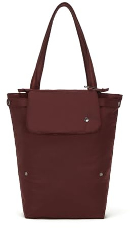 Pacsafe Damen Citysafe CX Anti Theft Packable Vertical Tote Gepäck - Kuriertasche, Black, 10 Liter