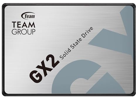 TEAMGROUP GX2 SSD SATA3 2.5 1TB T253X2001T0C101, schwarz, 1 tb