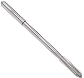 sourcing map 4mm Chucking Reamer, HSS Cobalt M35 Lathe Machine Reamer D4 6 Straight Flutes, Round Shank Milling Cutting Tool, for Stainless Steel Alloy Copper Metal
