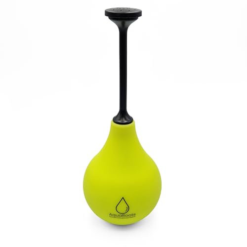 Doccetta a sfera – Aquaball Coltivazione 224 ml, ideale per bonsai, piante sensibili, talee e semi. Irrigazione delicata e precisa. Ergonomica e durevole. Facile da usare con esperienza in acciaio